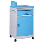 Colorful Detachable Hospital Bedside Cabinet With Wheels